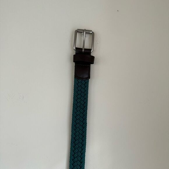 Green knit style belt - Picture 1 of 9